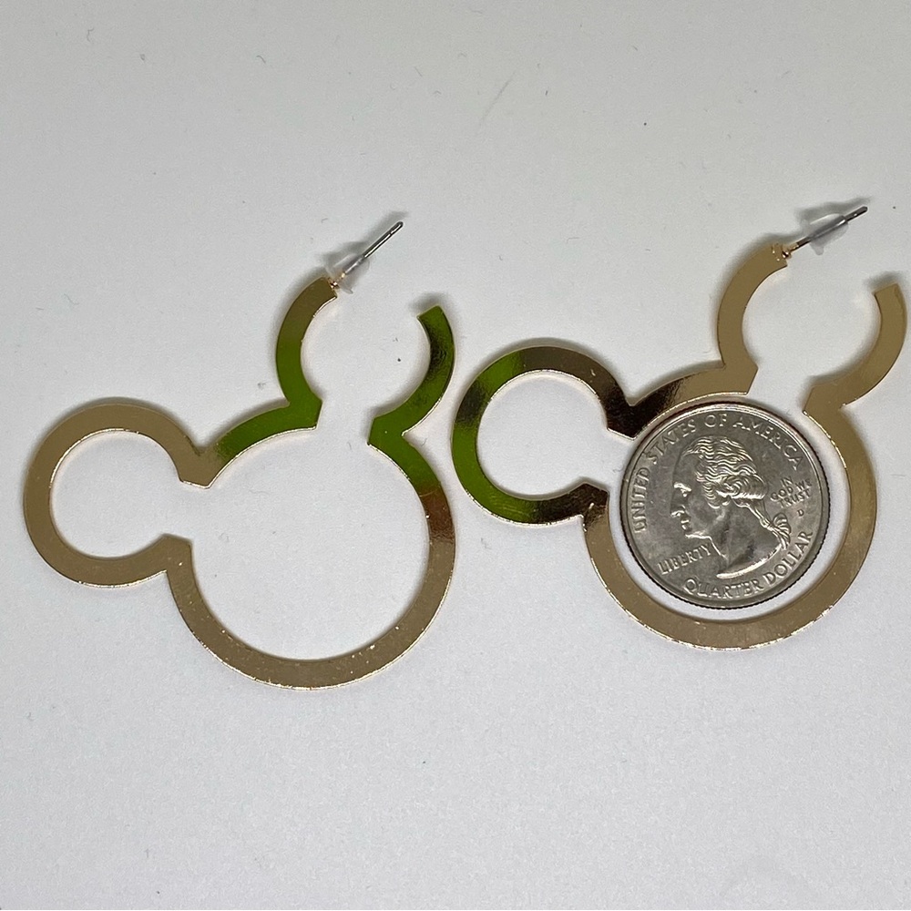🧿SUPER SALE; PRICE FIRM🧿
Mouse hallow hoop earrings 🖤 - Picture 9 of 11